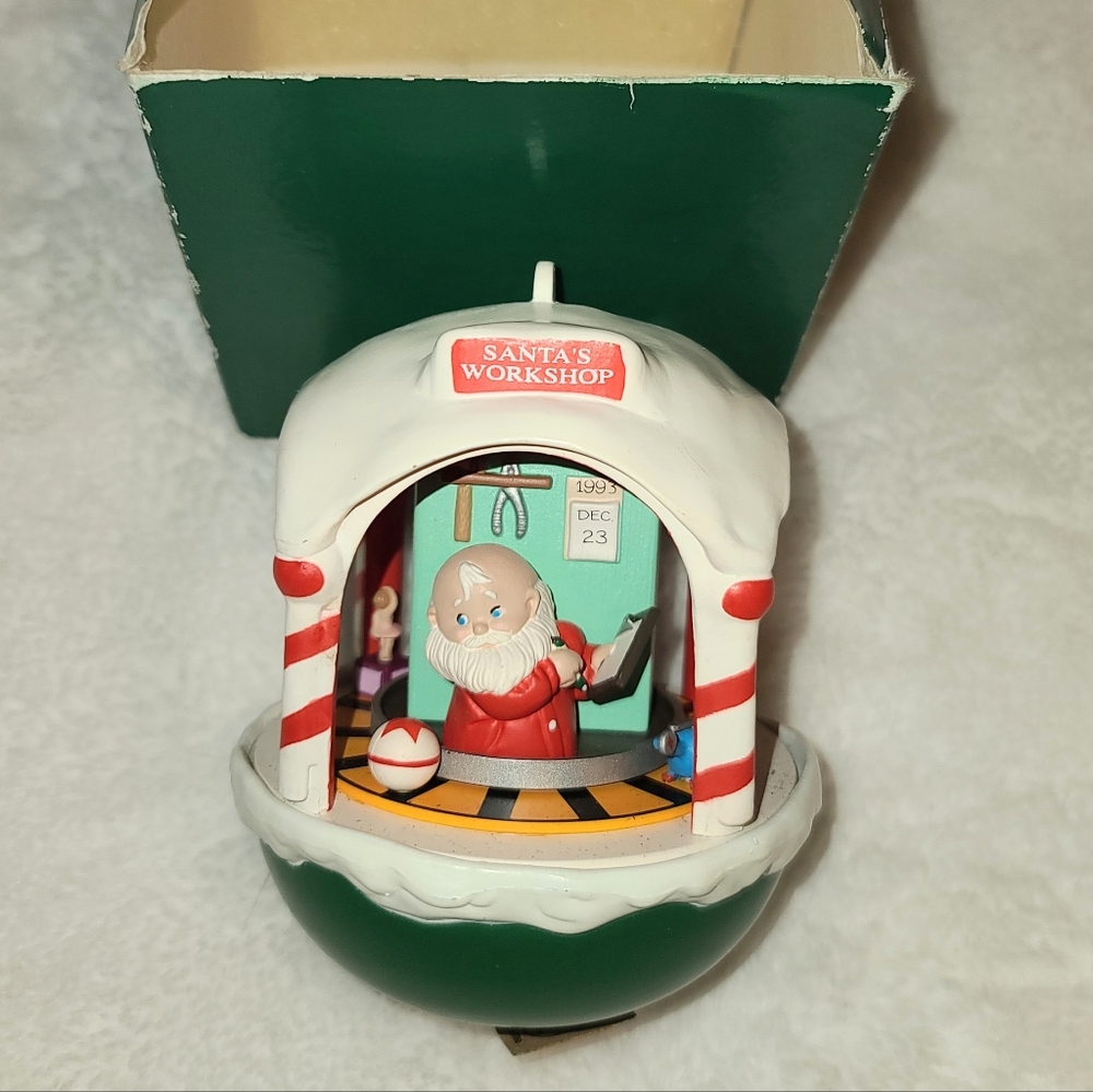 Hallmark Santa's Workshop  motion Ornament